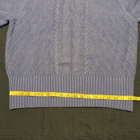 NWT Loft Puff Sleeve Turtleneck Cable Cropped Slim Fit Sweater, Womens XXL. - Picture 9 of 9